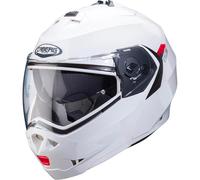 Caberg Duke X Flip-Up Motorcycle Motorbike Helmet - White Metal