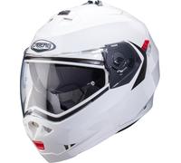 Caberg Duke X Flip-Up Motorcycle Motorbike Helmet - White Metal