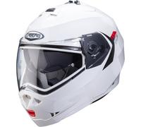 Caberg Duke X Flip Up Modular Motorcycle Motorbike Touring Helmet - Metal White