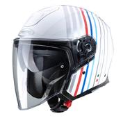 Caberg Flyon Motorcycle Helmet Bakari White/Silver