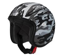 Caberg Freeride Commander Open Face Motorcycle Helmet White Grey Camo