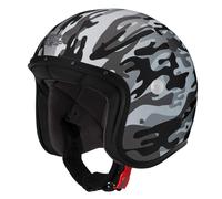 Caberg Freeride Motorcycle Helmet Commander Matt White/black Open Face