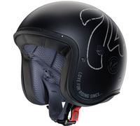 Caberg Freeride X 74 Jet Helmet, black matt/grey, size M (57/58)
