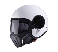 Caberg Ghost Motorcycle Helmet White Open Face scooter