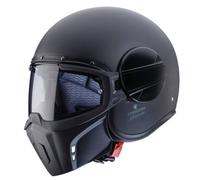 Caberg Ghost Plain Open Face Motorcycle Motorbike Helmet Matt Black