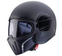 Caberg Ghost X Open Face Motorcycle Helmet With Mask Scooter Lid Black Green