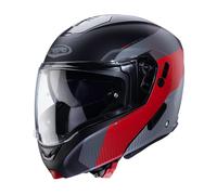 Caberg Horus Scout Flip-Up Motorcycle Motorbike Helmet Matt Black / Red - S
