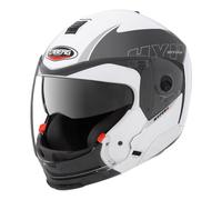 Caberg Hyper X Mod Anthracite / White Motorcycle Motorbike Helmet