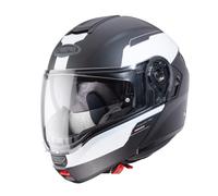 Caberg Levo Motorcycle Helmet Prospect Matt Black/White Flip Up - Small
