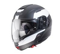 Caberg Levo Prospect Flip-Up Motorcycle Motorbike Helmet Matt Black / White - S