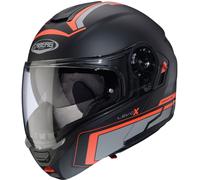Caberg Levo X Elite Helmet, black-grey-red, size XS for Men