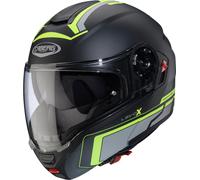 Caberg Levo X Elite, flip up helmet XL Matt Black/Grey/Neon-Yellow