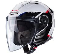 Caberg Motorrad Jethelm Flyon II Boss Weiß/Schwarz-Rot-Blau