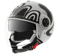 Caberg Riviera v2 Wave Helmet White/Black XS Open Face Lid Scooter