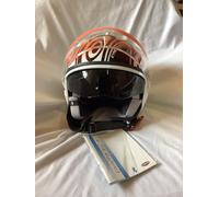Caberg Riviera v2 Wave Open Face Motorcycle Scooter Helmet White/Black XS