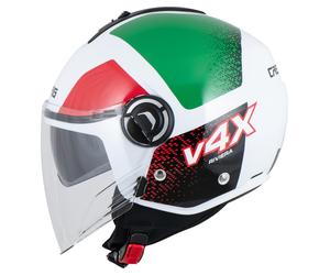Caberg Riviera V4 X Alpha Italia White/Black/Green/Red M