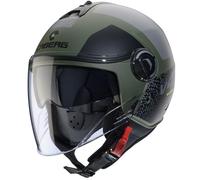 Caberg Riviera V4 X Alpha Jet Helmet, green, size M for Men