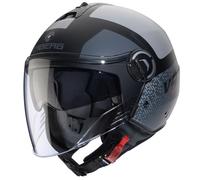 Caberg Riviera V4 X Alpha Jet Helmet, black-grey, size M for Men