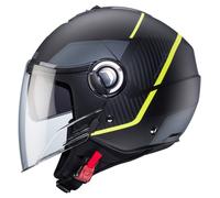 Caberg Riviera V4 X Geo Jet helmet unisex Black/Yellow/Anthracite, XS