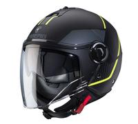 Caberg Riviera V4 X Geo Matt Black / Anthracite / Fluo Yellow Motorcycle Helmet