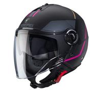 Caberg Riviera V4 X Geo Jet Helmet, black-pink, size XS
