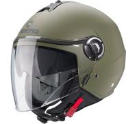 Caberg Riviera V4 X Jet Helmet, green matt, size M (57/58)