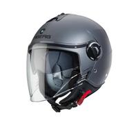 Caberg RIVIERA V4 X Jet Helmet Gun Matt with Sun Visor and Long Visor ECE 22.06, S 55/56