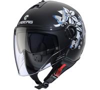 Caberg Riviera V4 X Mia Jet Helmet, black matt/grey/white, size XXS (51/52)