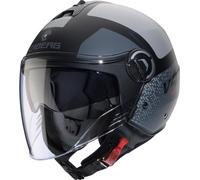 Caberg Riviera V4 X Alpha Jet Helmet, black-grey, size XL for Men