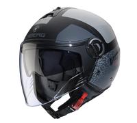 Caberg Riviera V4 X Alpha Jet Helmet, black matt/grey, size S (55/56)