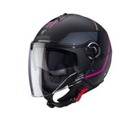 Caberg Riviera V4X Geo Matt Black/Fuchsia/Anthracite Motorcycle Helmet