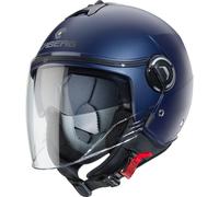 Caberg Riviera V4X Helmet, Open Face Jet Motorcycle Motorbike Scooter Matt Blue