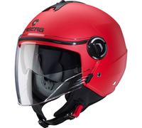 Caberg Riviera V4X Helmet, Open Face Jet Motorcycle Motorbike Scooter Matt Red