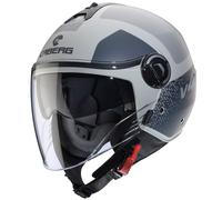 Caberg Riviera V4X Open Face Motorcycle Helmet -Alpha Matt Sand Anthracite Grey