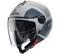 Caberg Riviera V4X Open Face Motorcycle Helmet -Alpha Matt Sand Anthracite Grey