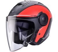 Caberg Soho Milano Jet Helmet, black matt/red, size XL (61/62)