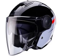 Caberg Soho Zephir Jet Helmet, black/grey/red, size XXL (63/64)