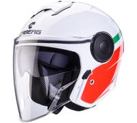 Caberg Soho Zephir Jet Helmet, white/red/green, size L (59/60)
