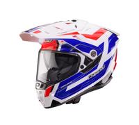 Caberg Tanami Ranger Adventure Dual Sport Motorcycle Helmet White/Red/Blue
