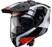 Caberg Tanami Scram Motocross Helmet, black-white-red, size S for Men