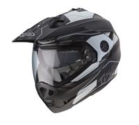 Caberg Tourmax Motorcycle Helmet Marathon Matt Black White Anthracite