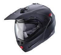 Caberg Tourmax X Plain Flip Adventure Motorcycle Helmet Dual Sport Black White