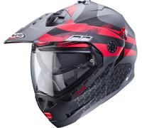CABERG TOURMAX X SARABE matt gun metal-black-red XS
