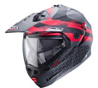 Caberg Tourmax X Touring Motorcycle Motorbike Helmet - Sarabe Gun/Black/Red