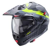 Caberg Tourmax X Touring Motorcycle Motorbike Helmet - Sarabe Gun/Black/Yellow