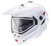 Caberg Tourmax X Touring Motorcycle Motorbike Helmet - White Metal