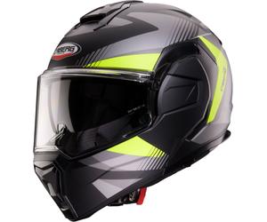 Caberg Trip Lunar, modular helmet L Matt Black/Grey/Neon-Yellow