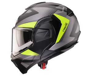 Caberg Trip unar Flip-Up Helmet unisex Matt/Black/Anthracite/Yellow, L