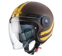 Caberg Uptown Chrono Brown / Mustard Yellow Motorcycle Motorbike Helmet