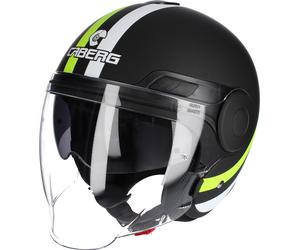 CABERG UPTOWN CHRONO matt black-luminous yellow-white S